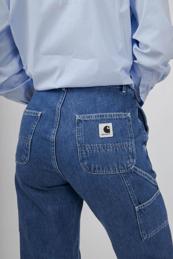 Wip W' Pierce Pant Straight Blu Medio Donna - 2
