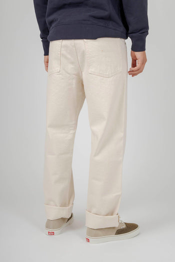 Jeans Loose Fit Japan Bianco Off Uomo - 4