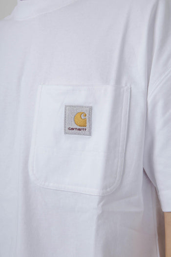 Wip T-shirt Work Pocket Bianco Uomo - 2