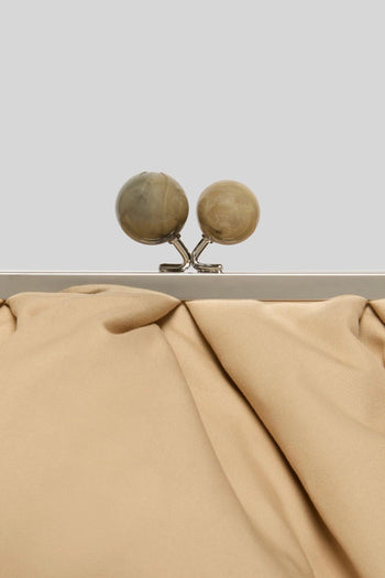 Max Mara Pasticcino Bag Extra Large In Gabardina Tecnica Imbottita Beige Donna - 5