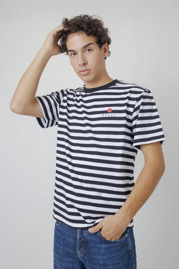 T-shirt Regular Striped Nero/bianco Uomo - 2
