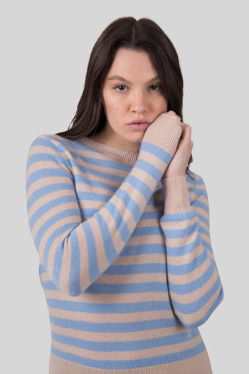 Maglia Marge Beige/azzurro Donna - 3
