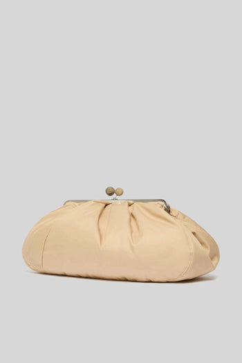 Max Mara Pasticcino Bag Extra Large In Gabardina Tecnica Imbottita Beige Donna - 4