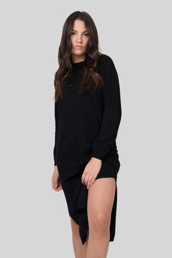 Abito Vita Nero Donna - 6