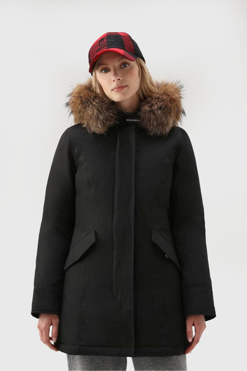 Arctic Raccoon Parka Nero Donna