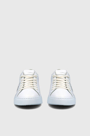 Sneaker Temple Veau Blanc Bianco Uomo - 4