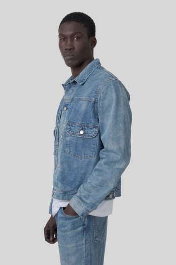 Giubbotto Denim Japan Blu Chiaro Uomo - 7