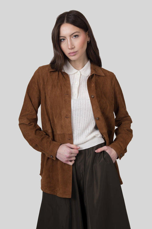 Camicia Filipa Nocciola Donna