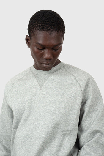 Wip Chase Sweatshirt Grigio Chiaro Uomo - 5