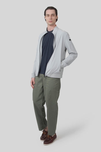 Felpa Surflex Soft Touch Full Zip Grigio Chiaro Uomo - 7