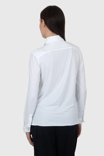 Oxford Plain Wom Shirt Bianco Donna - 4