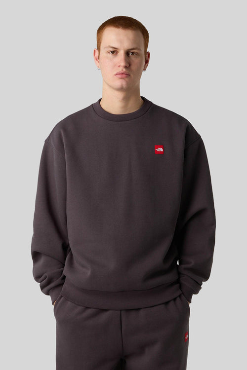 Felpa Girocollo Red Box Antracite Uomo