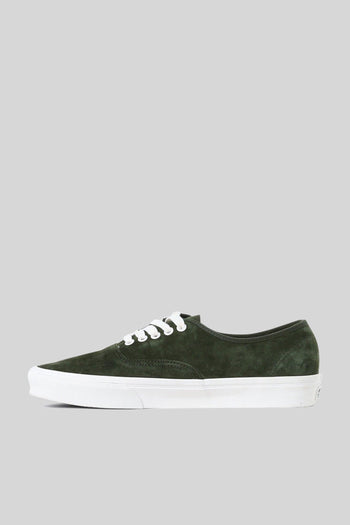 "off The Wall" Sneaker Authentic Pig Suede Verde Uomo - 6