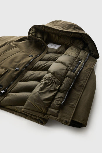 Arctic Anorak In Ramar Cloth Verde Militare Uomo - 5