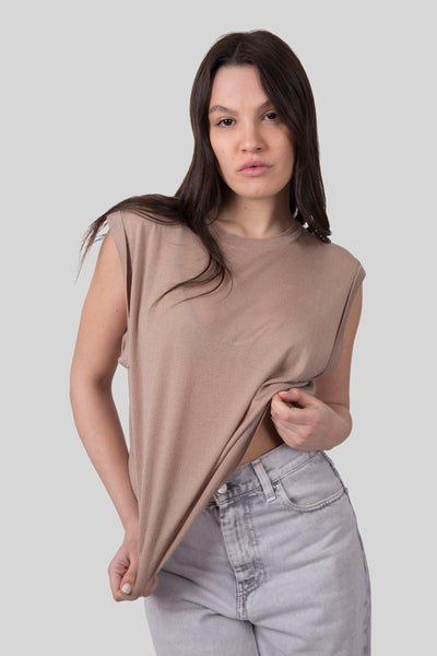 Maglia Naomi Taupe Donna