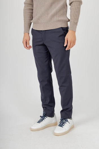 Pantalone Terzitel Chino Blu Scuro Uomo - 5