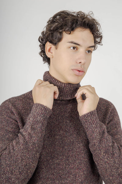 Maglia Dolcevita Swg Bordeaux Uomo