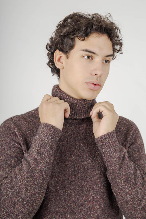 Maglia Dolcevita Swg Bordeaux Uomo