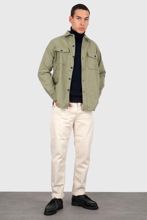 Overshirt Cpo Verde Chiaro Uomo - 2