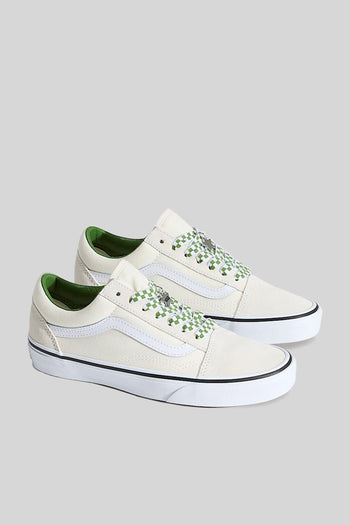 "off The Wall" Sneaker Old Skool Bianco/verde Donna - 2