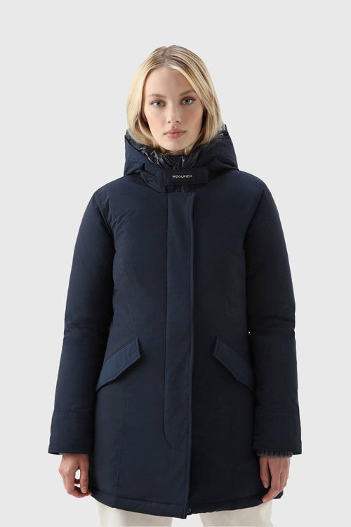 Arctic Parka Luxury In Urban Touch Blu Donna