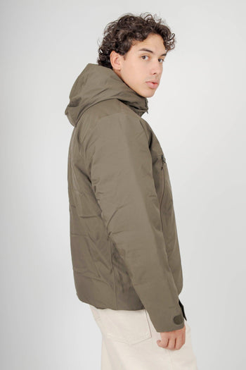 Tnf Range Down Hooded Jacket Verde Uomo - 3