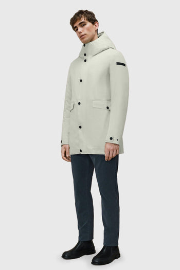 Egg Floating Parka Crema Uomo - 4