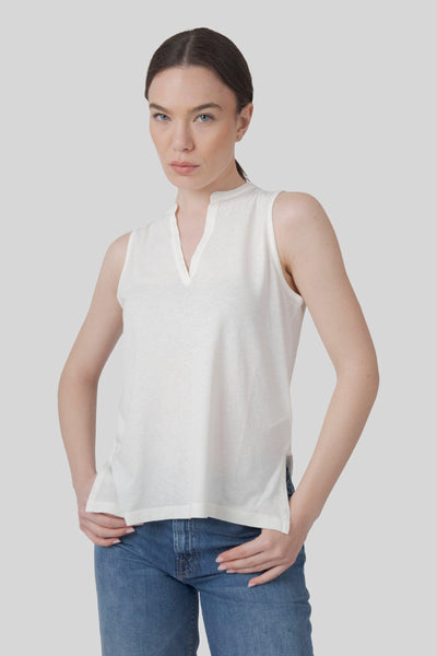 Canotta Tessie Bianco Donna