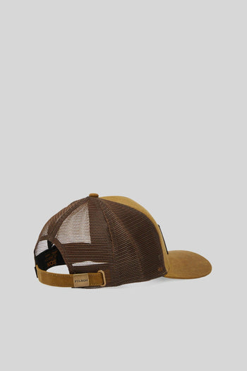 Scenic Waxed Logger Mesh Cap Tabacco Uomo - 2