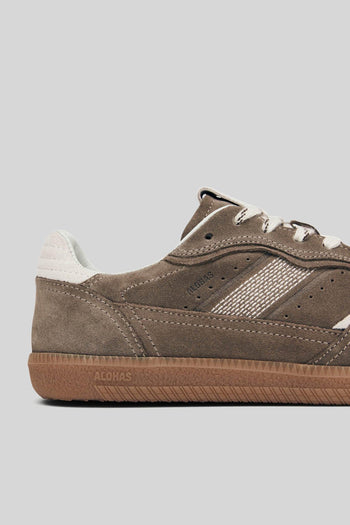 Sneaker Tb.490 Rife In Pelle Taupe Donna - 4