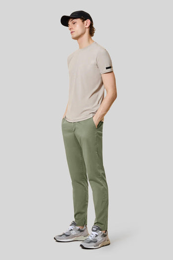 Cottech Chino Jo Pant Verde Uomo - 3