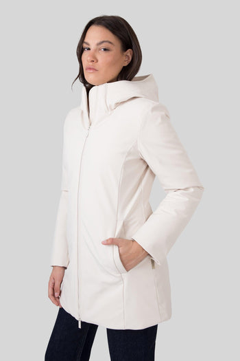 Firth Parka In Tech Softshell Panna Donna - 6