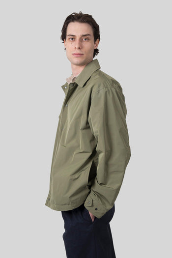 Camicia Pollard Lite In Taffeta Verde Salvia Uomo - 3