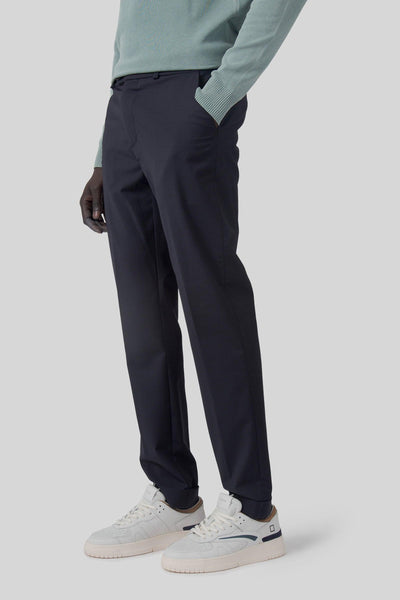 Summer Wooltech Chino Pant Blu Scuro Uomo