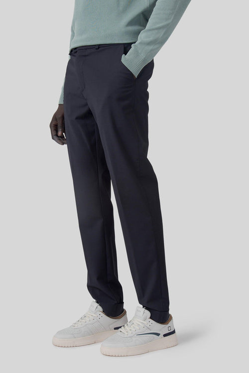 Summer Wooltech Chino Pant Blu Scuro Uomo