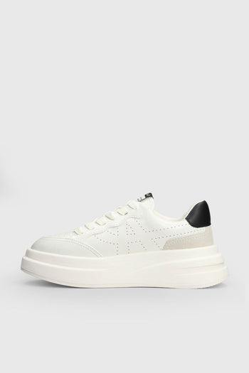 Sneakers Impuls Pelle Bianco/Nero - 5