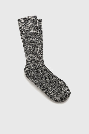 Calzino Cotton Slub Nero/grigio Donna - 3