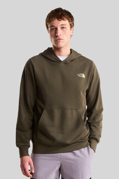 Felpa Monte Regular Con Cappuccio Verde Militare Uomo