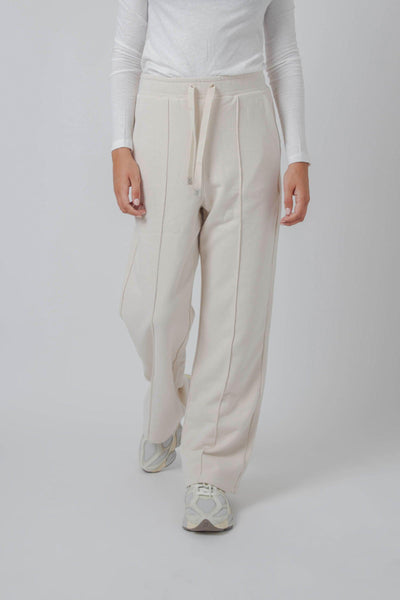 Max Mara Pantalone In Felpa Avorio Donna