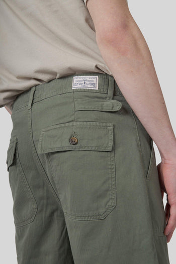 Pantalone Milton Herringbone Verde Uomo - 4