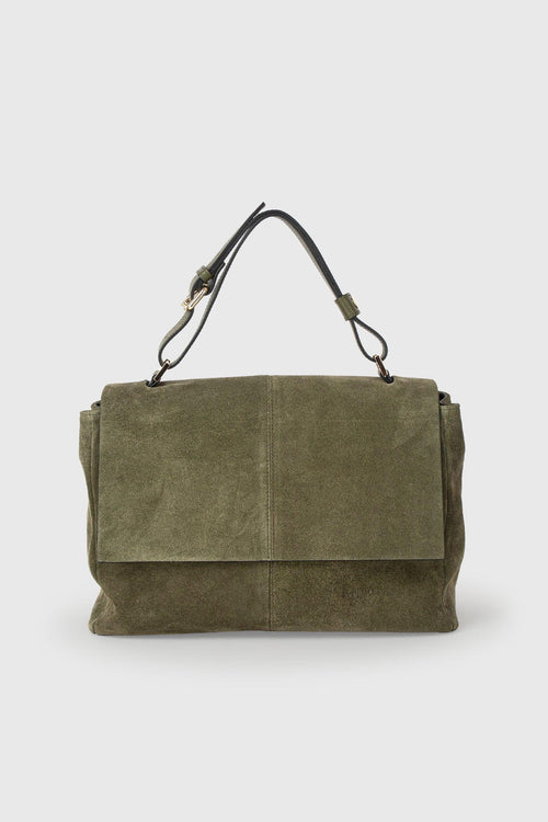 Borsa Elettra Camoscio Verde Donna