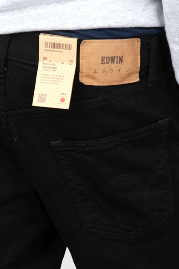 Jeans Slim Tapered Nero Uomo - 4