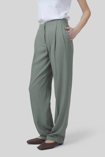 Pantalone Linda Verde Acqua Donna - 4