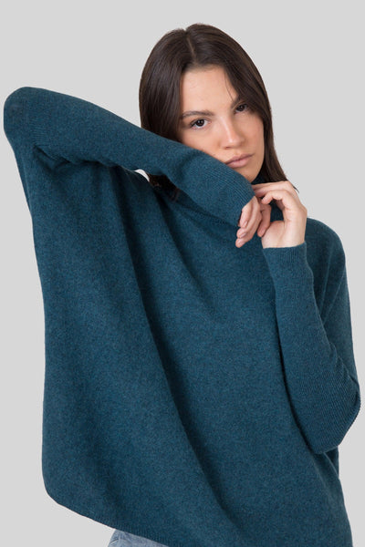 Maglia Clara Petrolio Donna