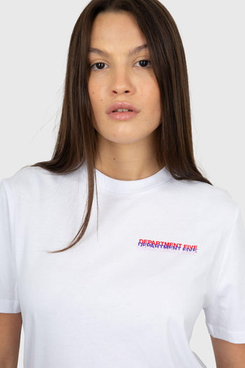 T-shirt Girocollo Fleur Bianco Donna - 5