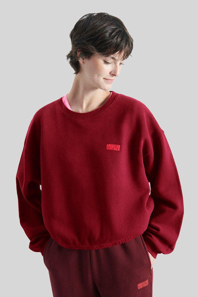 Felpa Izubird Bordeaux Donna