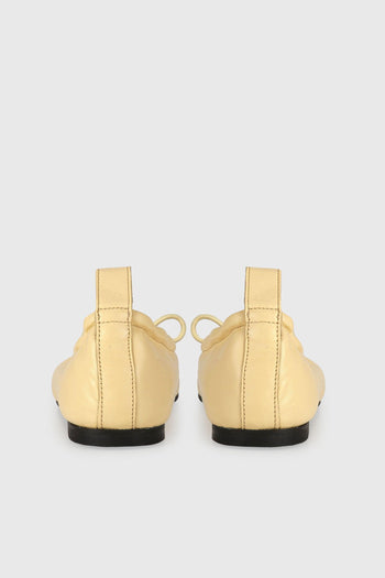 Ballerina Rosalind Yellow Leather Giallo Donna - 3