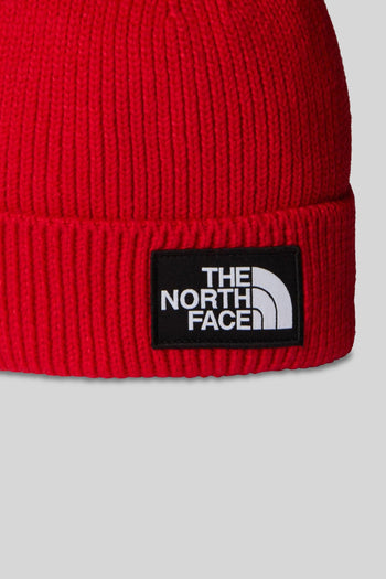 Tnf Logo Box Cuffed Beanie Rosso Unisex - 2