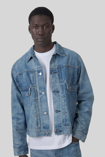 Giubbotto Denim Japan Blu Chiaro Uomo - 3