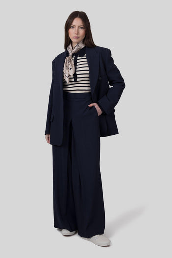 Polo Aida Beige/blu Donna - 7